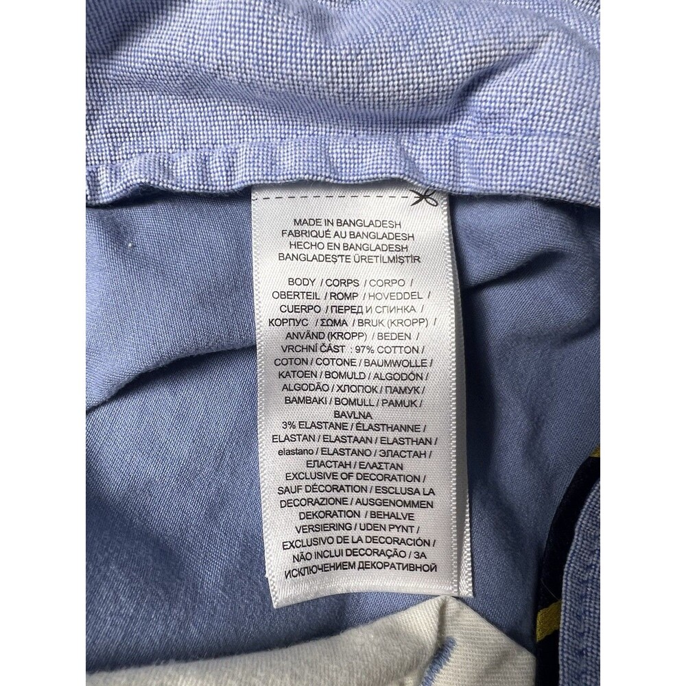 Polo Ralph Lauren Men’s Chino Shorts Light Blue Flat Front Casual Preppy Size 35 - Picture 6 of 10